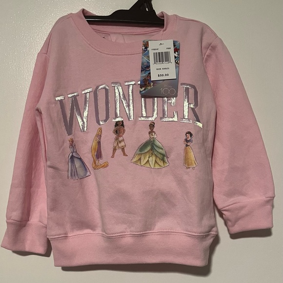 Disney Other - Size 3 👧 New Disney 100 Toddler Girls  2-Piece Sweatshirt & Jogger Set, Pink